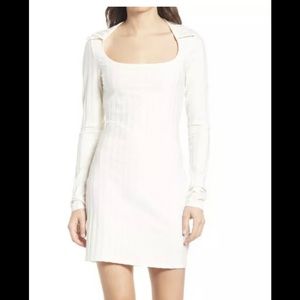 Reformation Women’s Vittoria Ribbed Knit Mini Dres